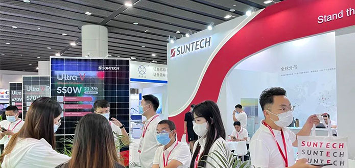 火热羊城 尚德来“炫”|尚德电力亮相2022世界太阳能光伏产业博览会