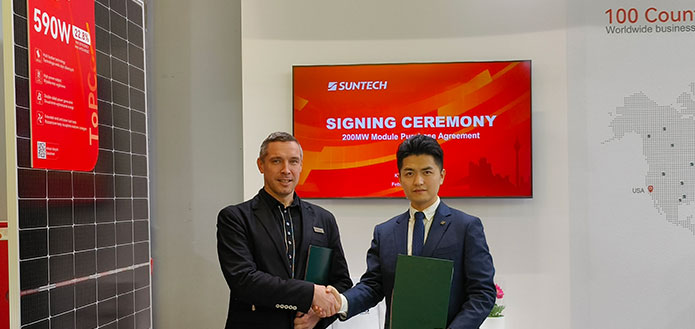 ENEX大放异彩!尚德电力与波兰能源公司签约200MW光伏组件采购协议